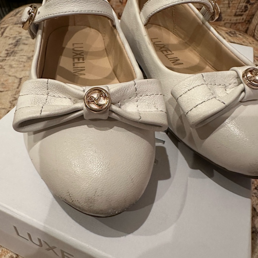 White Kids Dress Shoes